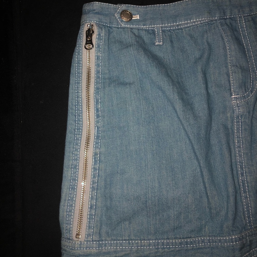 Armani Exchange Denim Mini Skirt Size 2 - Picture 2 of 5